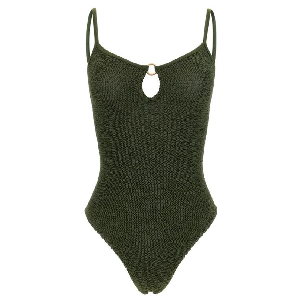 Hunza G Bicolor Polyamide One-Piece Women's Swimsuit